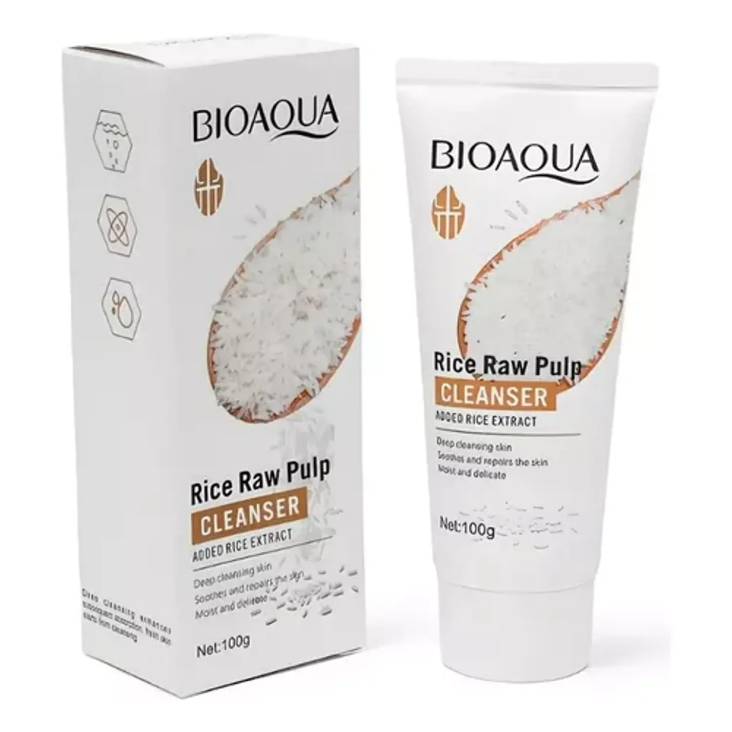 Bioaqua Rice Raw Pulp Limpiador 100g G | Lider