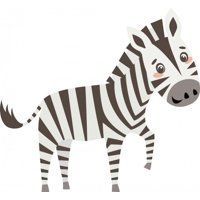 Rienda Libre Graphics - Decomural Happy Zebra Nursery Ws-50738