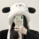 thumbnail image 3 of Gorro De Felpa Con Diseño De Perro Con Orejas, Kawaii Color Blanco, 3 of 3