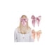 thumbnail image 4 of Pañuelo elástico floral para el cabello - 3 piezas, pañuelos florales con pinzas para el cabello, pañuelos para la cabeza para mujeres, 4 of 8