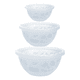 thumbnail image 1 of Set 3 recipiente de ensalada bowl redondo plastico multiuso, 1 of 3