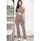 thumbnail image 1 of Conjunto de Top Corto de Cuello Alto Acanalado y Pantalones de Corte Bota, 1 of 2