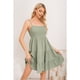 thumbnail image 2 of Mini Vestido Corto Pabilos Primavera Mujer Unicolor Moderno 3370, 2 of 3