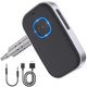 thumbnail image 1 of Adaptador Bluetooth para coche WOCBUY, receptor AUX de 3,5 mm con micrófono 16H, 1 of 7