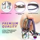 thumbnail image 3 of Pulsera antiestrés JXM pack de 4, 6 cm, con cremallera – herramienta sensorial, 3 of 7