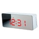 thumbnail image 2 of reloj de alarma led - repetición de la temperatura del espejo rectángulo nocturno, luz led roja, 2 of 3