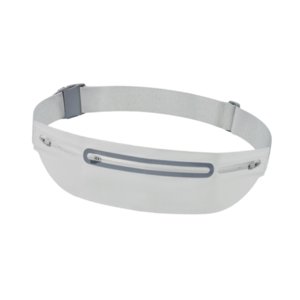 Ioensy - Riñonera Para Correr, Elegante Cinturón Para Correr, Para Ciclismo, Senderismo, Viajes, Color Gris Claro