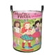 thumbnail image 1 of Wellie Wishers Cesta de lavandería de gran capacidad redonda con asa, bolsa para ropa sucia plegable, almacenamiento para dormitorio, baño y lavadero 44x35 cm, 1 of 6