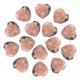 thumbnail image 1 of Uxcell 15 Pcs Piedra de Cristal Natural en Forma de Corazón, 0.6 Pulgadas Mini Piedra de Amor Pulida, Cristal de Gema de Bolsillo Grabado Piedras de Preocupación, Rosa Negro, 1 of 6