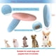 thumbnail image 4 of Paquete de 3 juguetes de goma para masticar para cachorros, juguetes para la dentición de cachorros de 2 a 8 meses, juguetes para perros que alivian la picazón y limpian los dientes., 4 of 7