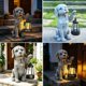 thumbnail image 3 of Escultura de Perro Yewanye con Linterna Solar – Regalo Decorativo, 3 of 9