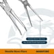 thumbnail image 5 of Alicates MANUFORE 15 cm Juego de 2 Piezas (Recto y Curvo 45°), 5 of 7