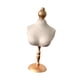 thumbnail image 2 of Collar de collar Organizador de joyería que muestra la exhibición de la cadena colgante de busto maniquí para la decoración de la encimera del tocador, 2 of 5