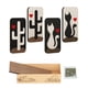 thumbnail image 2 of Cat Scratcher Art Para Montar En La Pared Paquete De 5 Unidades Con Hierba Gatera, 2 of 7