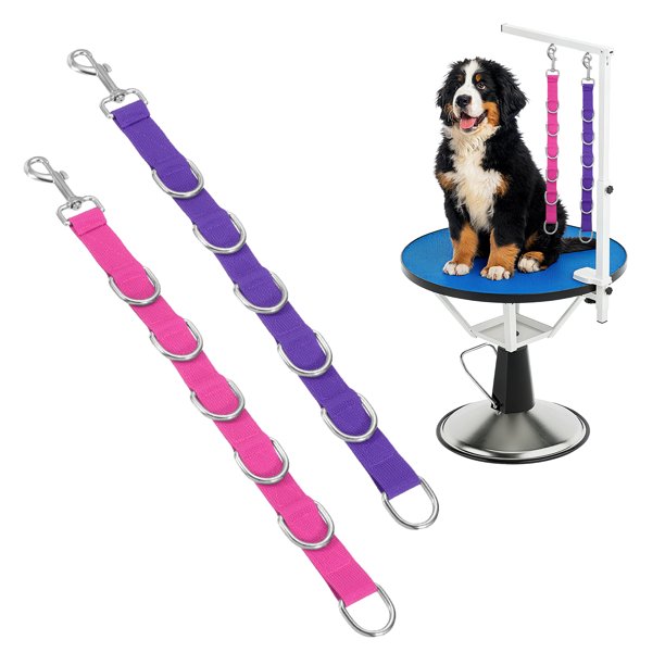 Uxcell Lazos de Aseo para Perros, Correa de Extensión de Nylon Ajustable para Mesa