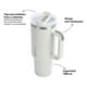 thumbnail image 5 of Vaso Térmico Tumbler 1180ml Lhotse Sand blanco, 5 of 8