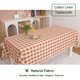 thumbnail image 2 of Mantel Midsummer Breeze 140x180 cm Gingham Naranja, 2 of 7