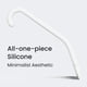 thumbnail image 5 of Escobilla De Ducha Justhang Para Puertas De Cristal De 25 Cm Color Blanco, 5 of 8