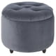 thumbnail image 1 of Pouf Baúl Zoe Gris Felpa 60x60x50 cm, 1 of 4