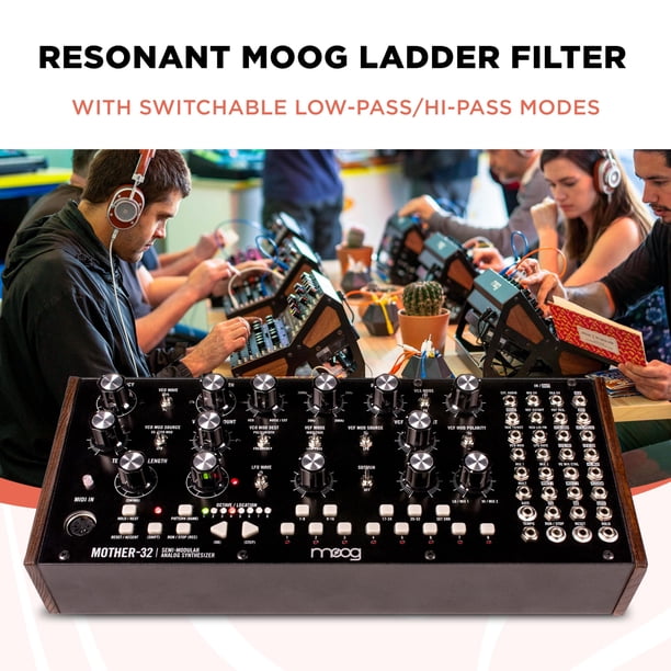Sintetizador analógico MOOG Mother-32 semimodular con secuenciador