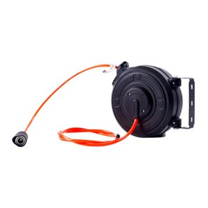 Magideal - Carrete De Manguera De Aire Retráctil, Montaje En Pared De Techo, Fácil Instalación, Carrete De Aire Cerrado, Soporte Giratorio De 180 Degree Para Taller De