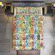 thumbnail image 1 of Comforter Set Queen Size Pokmon - First Partners Squares Set with 2 Pillowcases for All SeasonsBedding Set 3pcs for Kids Boys Girls Bedroom Decor Bed Sheets, 1 of 5
