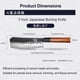thumbnail image 4 of Cuchillo de Carnicero MITSUMOTO SAKARI 18 cm 9Cr18MoV, 4 of 8
