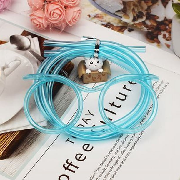 Creative Fun Glasses Straws Crazy Funny Art Straws Party Straws
