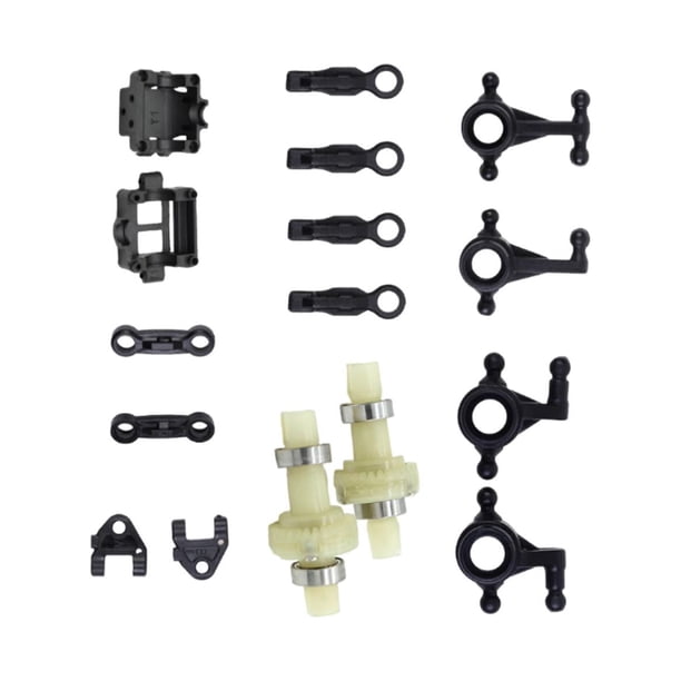RC Metal completo Ki,t caja diferencial, brazo superior e inferior, copa de dirección izquierda y derecha para Wltoys 284161 1/28 piezas de mejora del