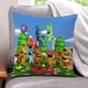 thumbnail image 1 of Critters Sonrientes Fundas de almohada de terciopelo con tema, regalos de funda de almohada, decoración para el hogar, cojín de lanzar, regalo de cumpleaños para fans y parejas. 45cm x 45cm., 1 of 6