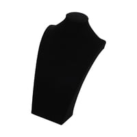 Magideal - Busto De Terciopelo Para Collar, Soporte Para Busto De Joyería, Elegante Organizador Para Collar, Colgante, Cadena, Soporte Para Exhibición De Busto Estilob-40Cm Negro