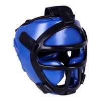 Ioensy - Casco De Boxeo Unisex Casco De Artes Marciales Portátil Mma Muay Thai Karate Color Azul M