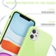 thumbnail image 3 of Funda de silicona Svanove para iPhone 11 de 6.1 pulgadas, color verde claro, 3 of 7