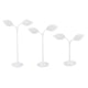 thumbnail image 5 of 3x Iron T Bar Earring Necklace Jewelry Display Stand Rack White-Leave, 5 of 5