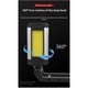 thumbnail image 3 of Recargable led magnético luz de trabajo 2 paquete, herramienta portátil regalos para hombres, pateador y mosquetín, carga USB para acampar, cazar y reparar coches, 3 of 3