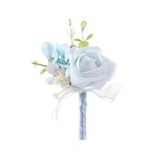 Magideal - Ramo De Novia, Accesorio Para Fiesta De Graduación, Decoración Para Traje, Elegante Ramillete De Flores Artificiales Para De Aniversario. 8Cmx12Cm