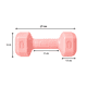 thumbnail image 2 of Par Mancuernas Hexagonales PVC 4 Kg c/u Pesas Fitness 8 Kg Total, 2 of 3