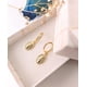 thumbnail image 3 of Argollas Huggies Virgen Milagrosa Plata 925 Chapada Oro, 3 of 3
