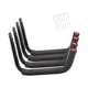 thumbnail image 4 of Gancho De Garaje, Estante De Almacenamiento De Kayak Resistente Para Bicicletas, Sillas Plegables De Jardín, Cantidad 4, 4 of 5