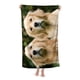 thumbnail image 3 of Golden Retriever Toalla de playa de secado rápido con diseño temático, regalo para mujeres y niñas, ideal para cumpleaños, fans, amantes de la música, uso en la playa o al aire libre, 78 × 150 cm, 3 of 6