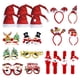 thumbnail image 1 of Gafas De Navidad Y Sombreros Set Foto Booth Props Party Santa Claus Hats 20 PCS, 1 of 5