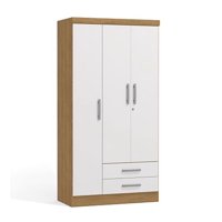 Closet Yardas Leticia Blanco / Angelín 3 Puertas 2 Cajones