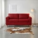 thumbnail image 1 of Sofá Milan 2C Con Resortes Pocket Cuero Kentucky Rojo, 1 of 7
