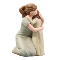 Magideal - Estatua De Mamá E Hija, Regalo Del Día De La Madre, Figura Decorativa Coleccionable, Adorno De Mesa Para Chimenea, Gabinete, Decoración Del Hogar