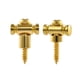 thumbnail image 1 of Retenedores de cuerdas de rodillos de guitarra (conjunto de 2) - Guía de cuerdas, pieza de repuesto de árboles de cuerdas para guitarras eléctricas, oro SR1, 1 of 3