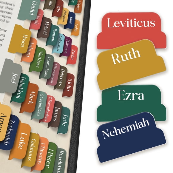 Bible Tabs Only Zest 90 Christian para mujeres, hombres y niños