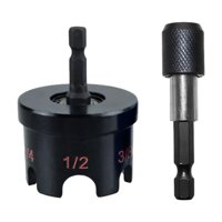 Ioensy - Accesorio Para Taladro De Tuercas, Versátil, Compacto, Robusto Y De Uso Rápido. Broca Para Tuercas, Color Negro, Con Destornillador De Tuercas.