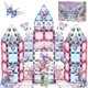 thumbnail image 1 of Set de construcción de juguetes Little Pi Unicorn Castle con 61 fichas de 4 a 6 años, 1 of 6