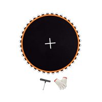 Ioensy - Accesorio De Almohadilla De Trampolín, Almohadilla Segura, Paño De Salto Para Practicar Entrenamiento Al Aire Libre, 10 Pies Con 54 Hebillas