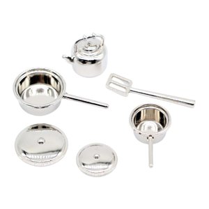 Magideal - 6 Piezas 1/12 Casa De Muñecas Utensilios De Cocina Accesorios De Casa De Muñecas Accesorios De Cocina Suministros De Fiesta Para Decoraciones De Casa